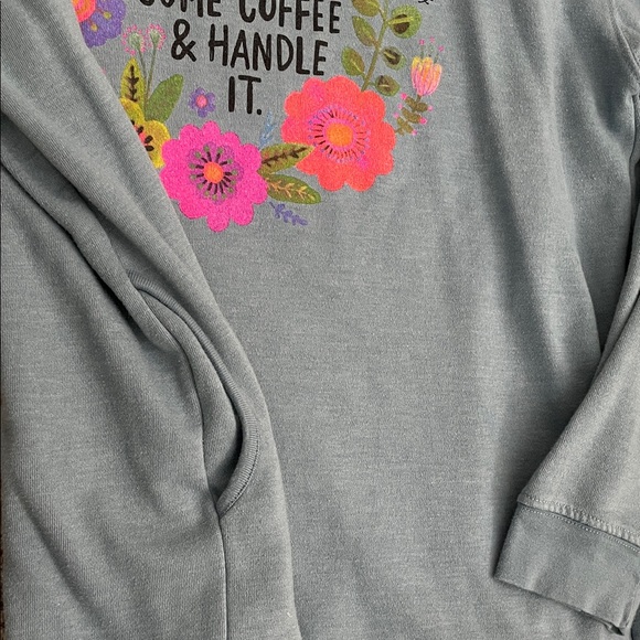 Natural Life Blue Sweater - Picture 2 of 6